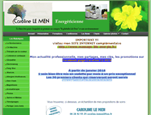 Tablet Screenshot of caroline-le-men.com